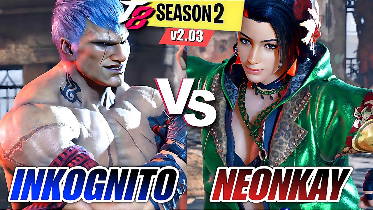Tekken 8 High Level Matches | INKOGNITO (Bryan) vs NEONKAY (Azucena)