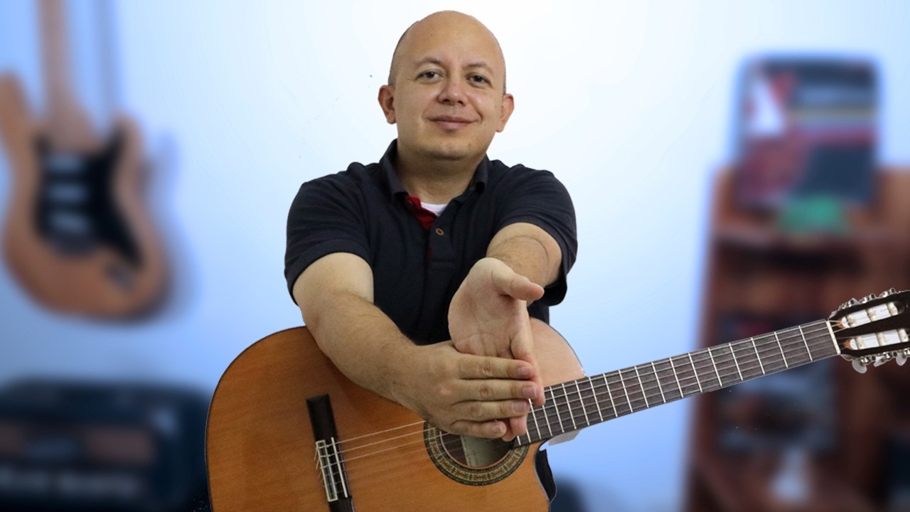 Rutina de calentamiento para la guitarra EVITA lesiones