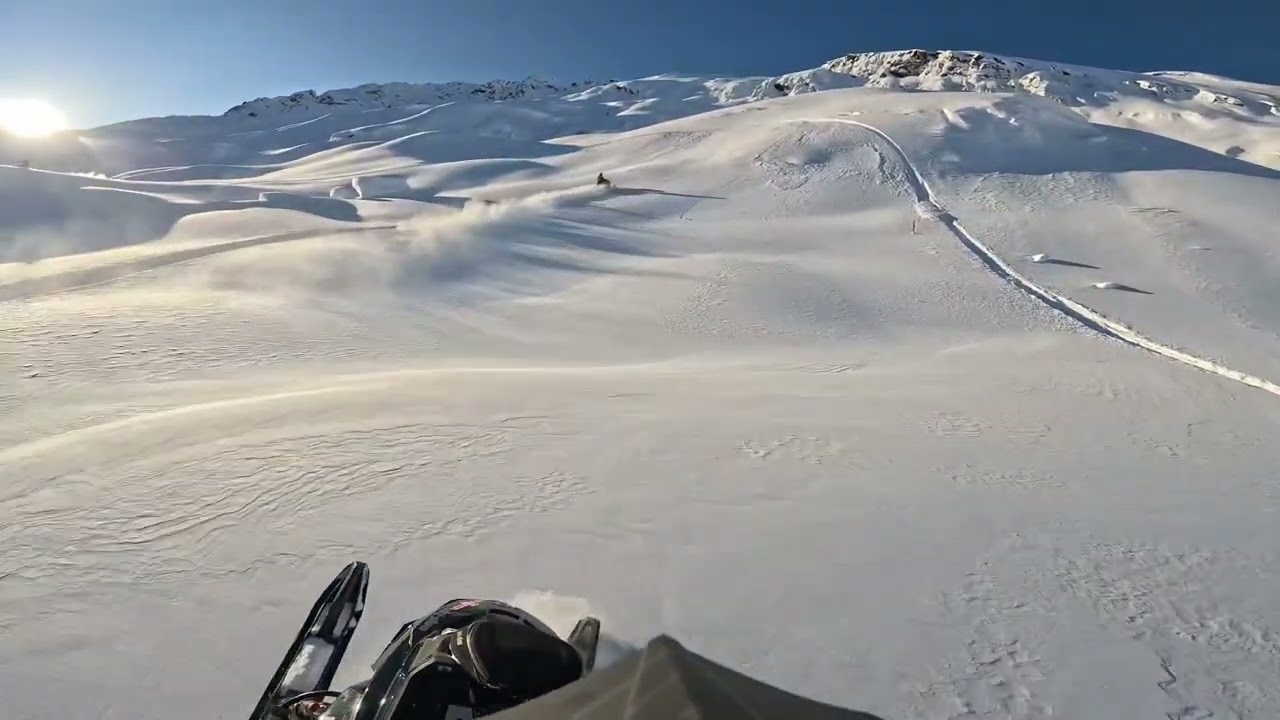 2025 ski-doo Freeride 146 turbo POV (hillclimb, powder, jumps) Valdez, Alaska
