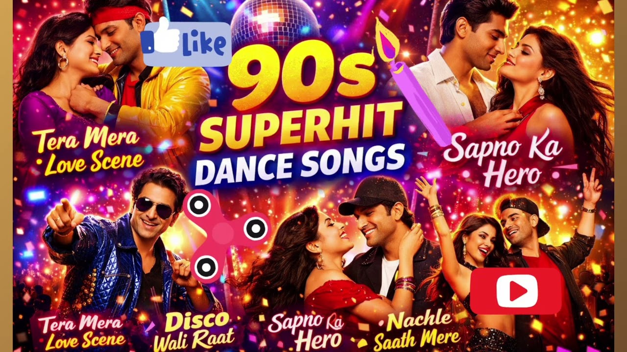 Romantic Dance Songs ❤️🔥 | Dil Ki Bijli, Disco Wali Raat, Love Scene,Sapno Ka Hero,Nachle Saath Mere