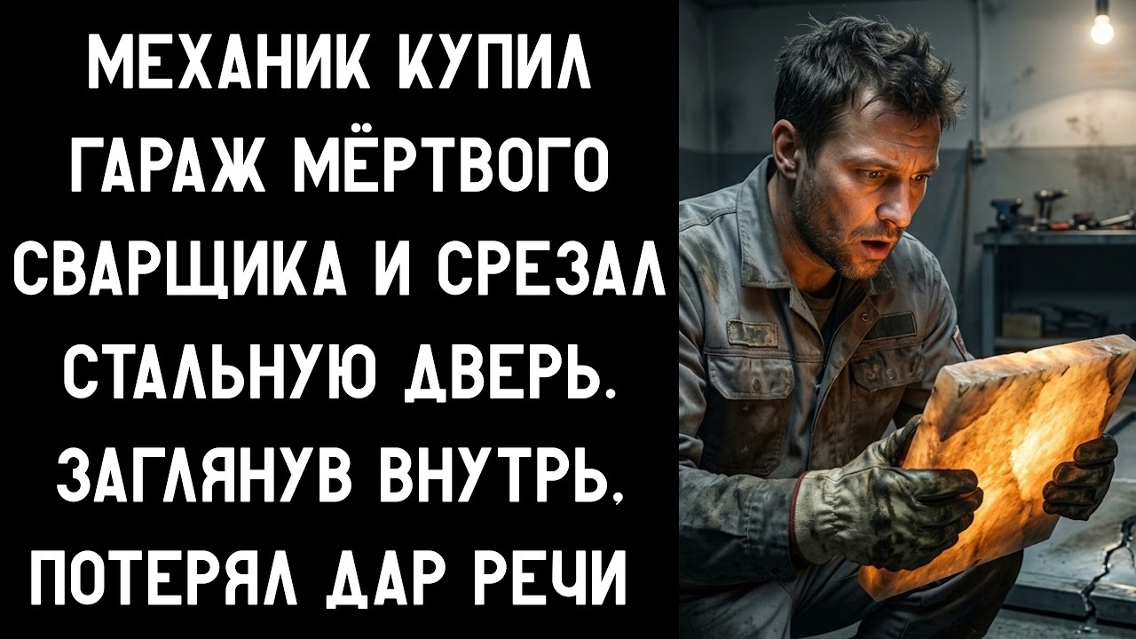 МЕХАНИК купил ГАРАЖ мёртвого сварщика и срезал стальную ДВЕРЬ. Заглянув внутрь, потерял дар речи!