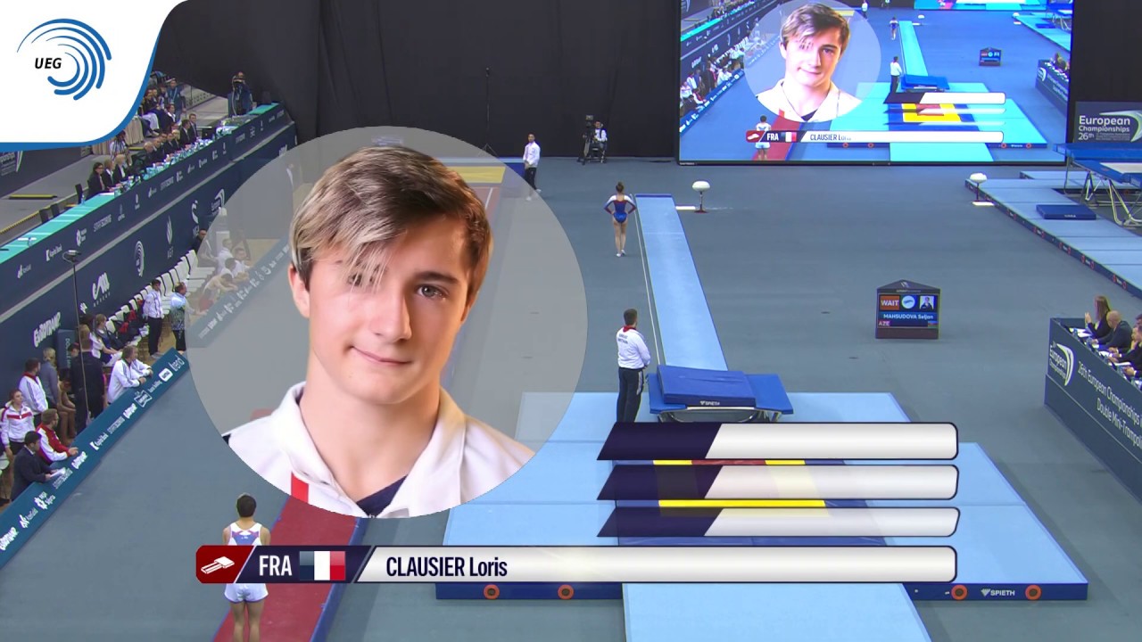 Loris CLAUSIER (FRA) - 2018 Tumbling Europeans, junior final