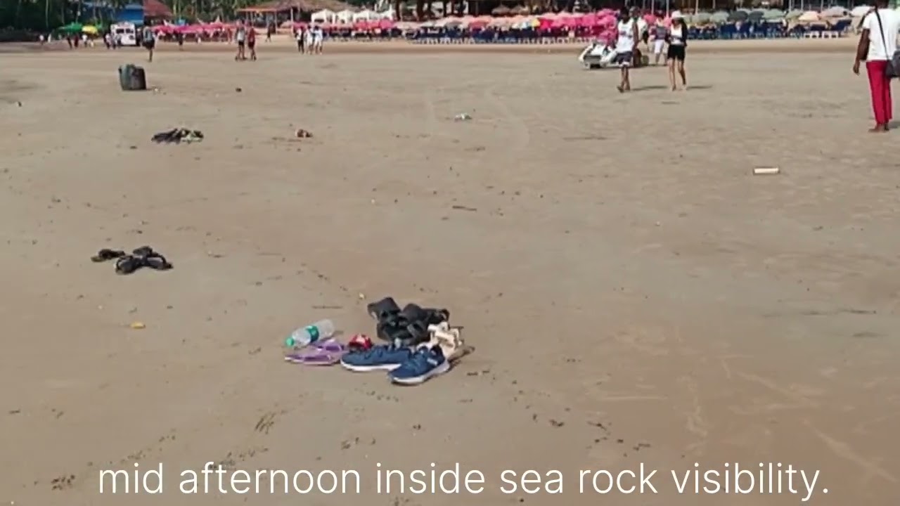 Goa beach view afternoon to night