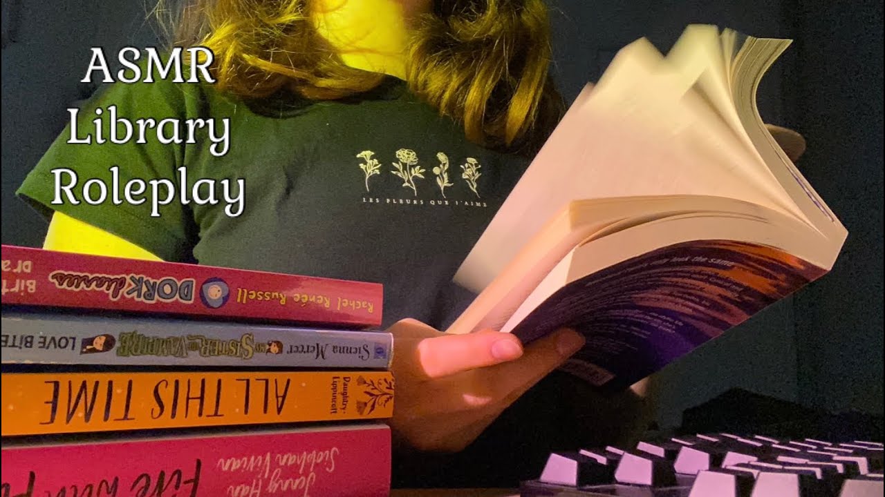 ASMR Library Roleplay 📚 (soft spoken, keyboard sounds, book tapping)