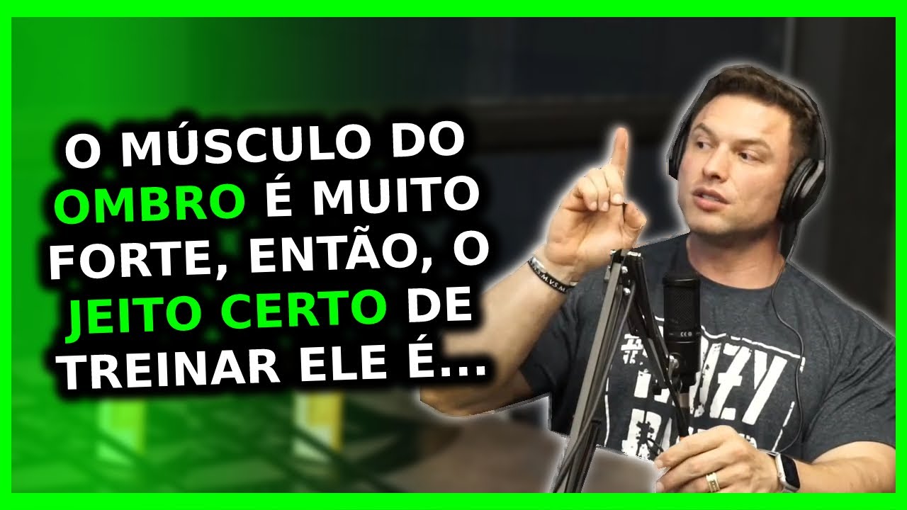 COMO TREINAR OMBROS DO JEITO CERTO? MAIS REPETIÇÕES OU MAIS CARGA? | Paulo Muzy Ironberg Cariani