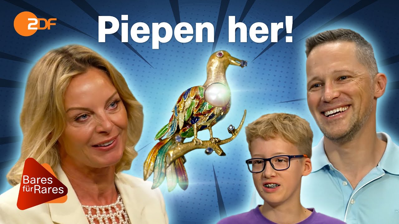 (Feder)leichtes Spiel: Vogelbrosche brütet fulminanten Verkaufspreis aus | Bares für Rares