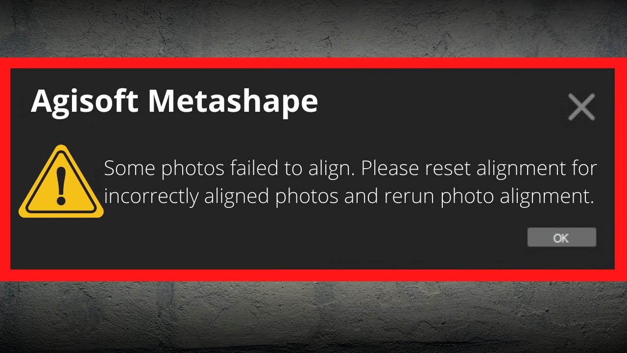 Imagens Não Alinhadas no AGISOFT Metashape? Saiba os Motivos, Como Evitar e Como Resolver