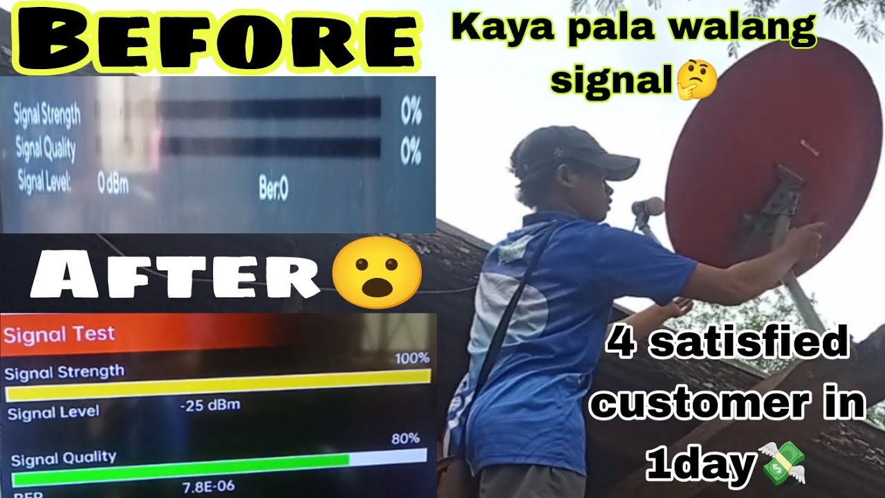 How to fix weak or no signal?🤔//Cignal Actual Troubleshooting