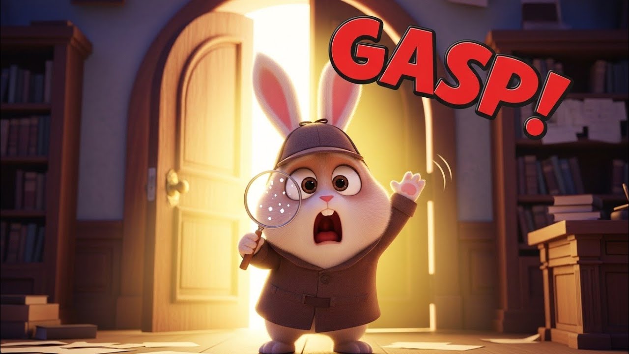 Bunny Detective Opened the Door… and GASP! 😱🚪 | Funny Kids Mystery