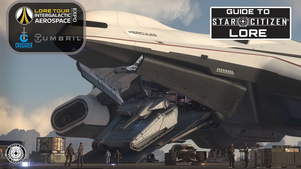 Star Citizen IAE | Lore Tour - Crusader Industries & Tumbril Land Systems