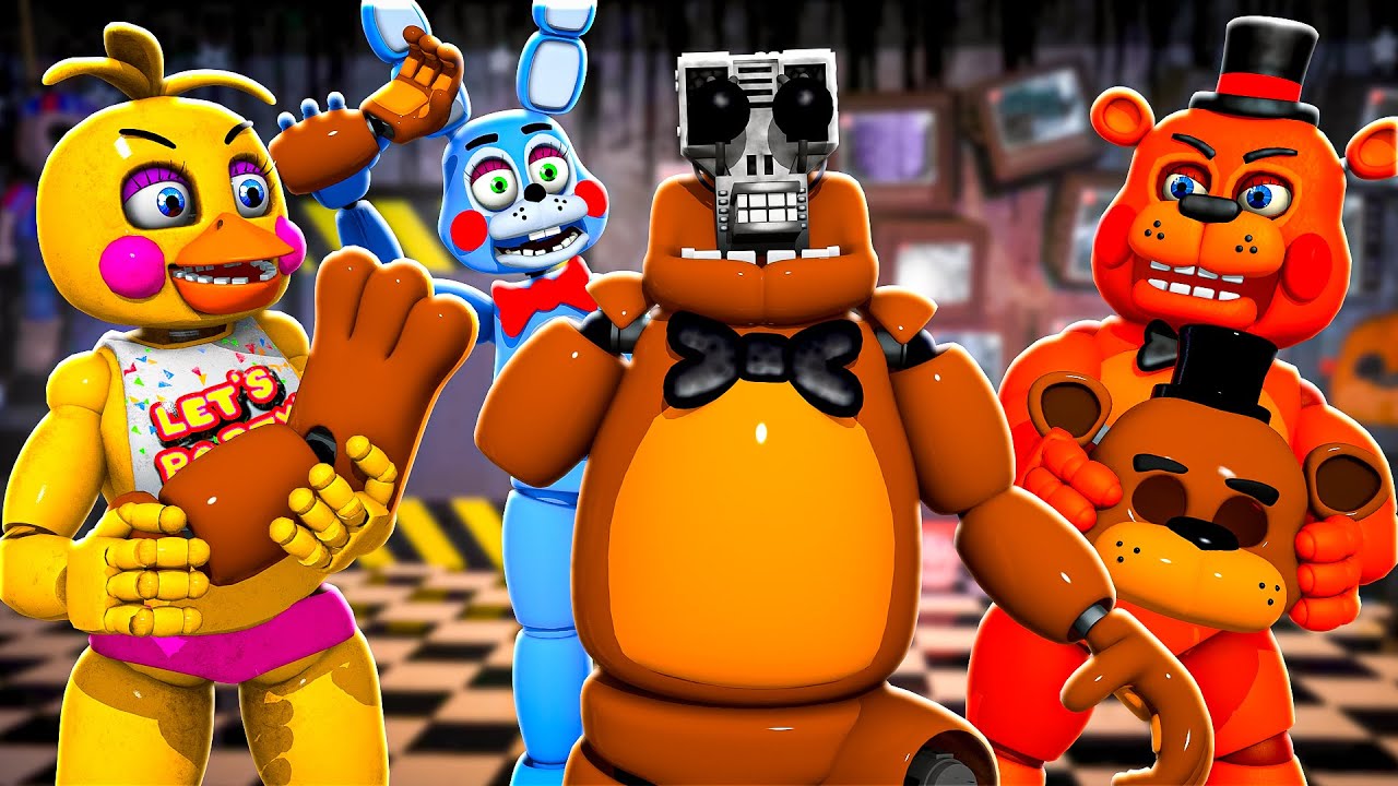 Freddy Fazbear Plays FNAF 2 Fan Game At It's HARDEST!