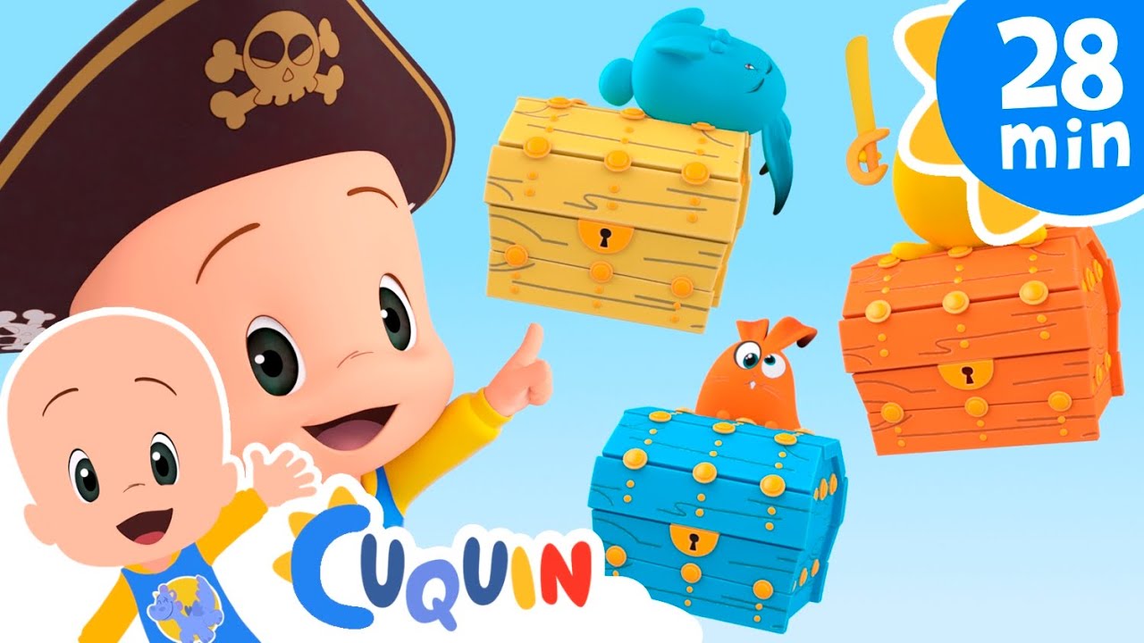 Los cofres del tesoro del pirata Cuquín y más canciones y episodios de Cuquín
