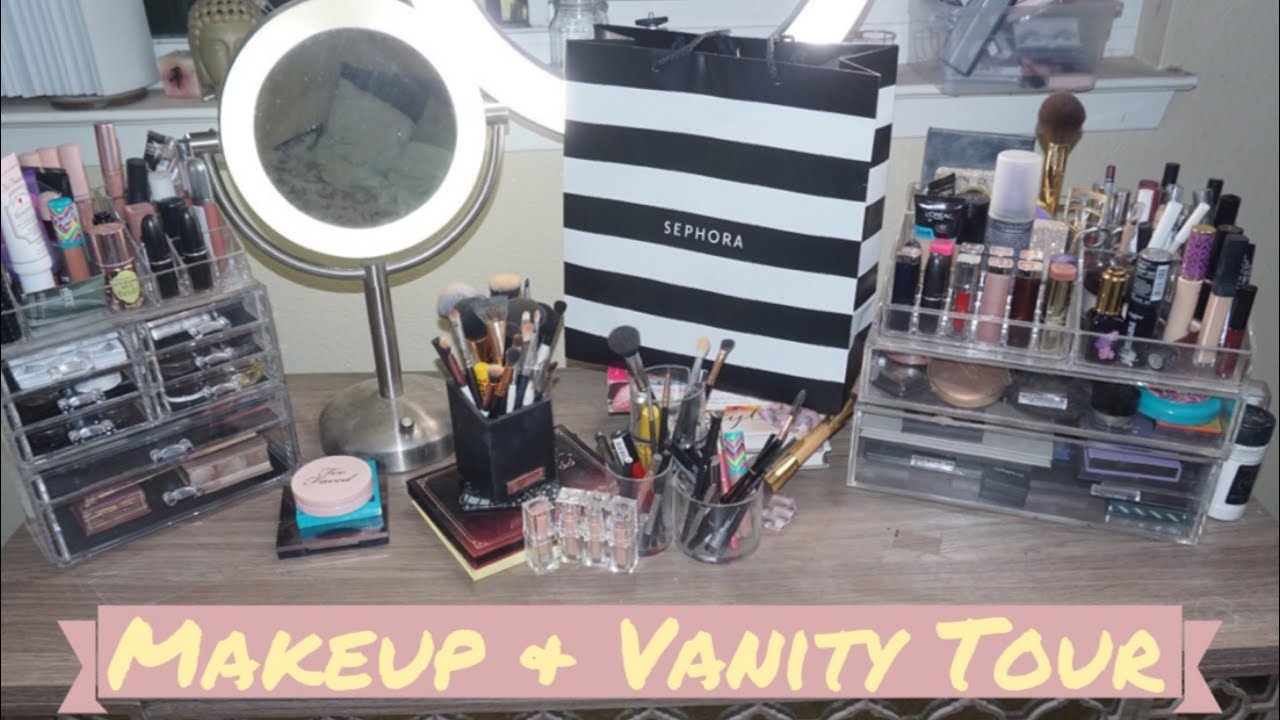 Makeup Collection and Vanity Tour