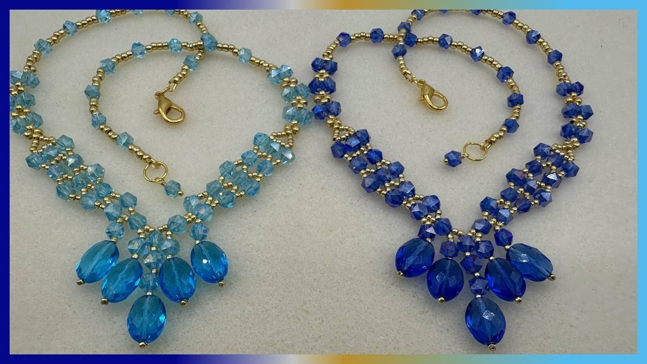 Netted Dangle Necklace Tutorial