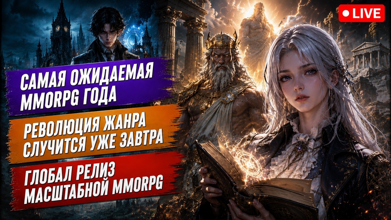 САМАЯ ОЖИДАЕМАЯ MMORPG ГОДА, РЕВОЛЮЦИЯ ЖАНРА СЛУЧИТСЯ УЖЕ ЗАВТРА, ГЛОБАЛ РЕЛИЗ МАСШТАБНОЙ MMORPG