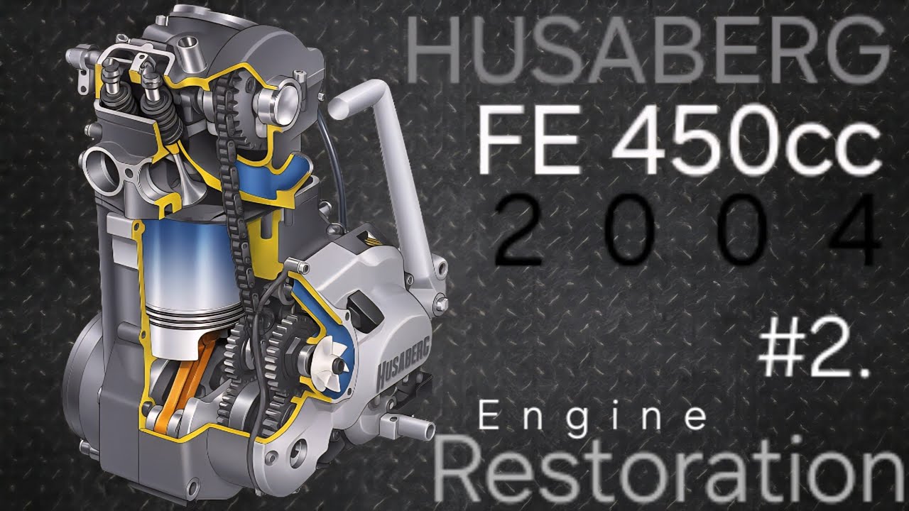 Engine Restoration - Husaberg FE 450cc - Part 2. - Parts Repair