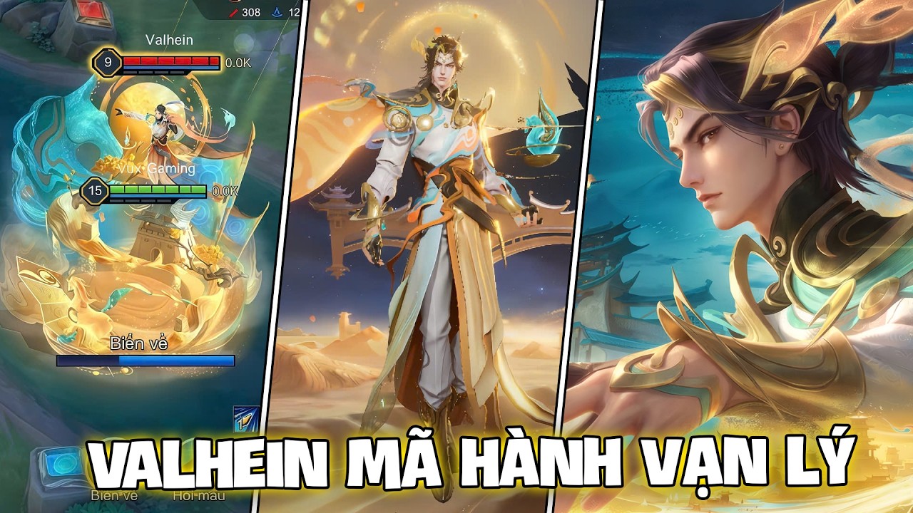 VUX LEO RANK ĐẠI CAO THỦ VỚI SKIN MỚI VALHEIN MÃ HÀNH VẠN LÝ COMBO ĐẦY BÙNG NỔ