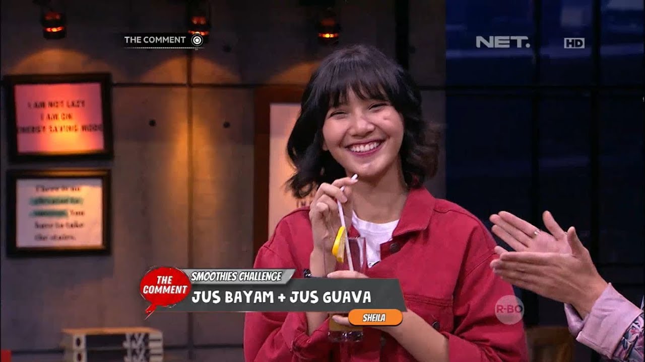Gemesnya Ekspresi Sheila Dara Saat Minum Jus Bayam Campur Jus Guava
