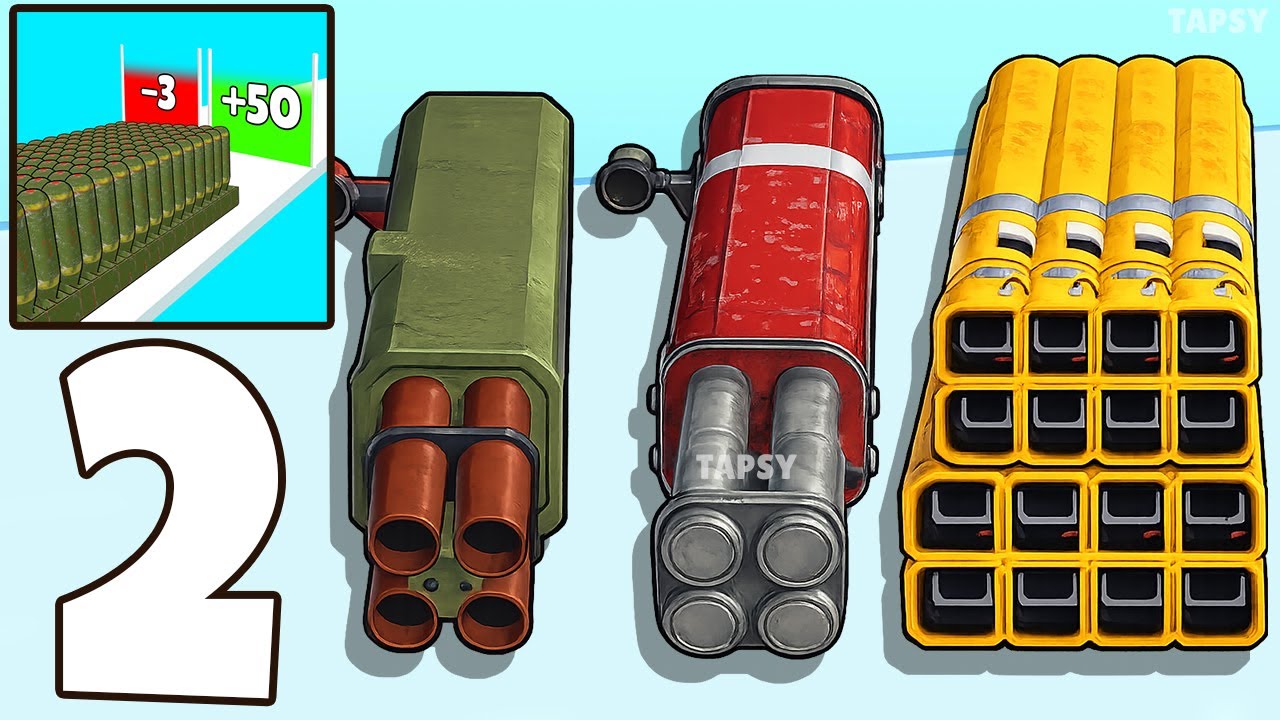 🚀Rockets Stack Gameplay Walkthrough Levels 11–20 Stack Rockets & Fly Higher (Android,iOS)