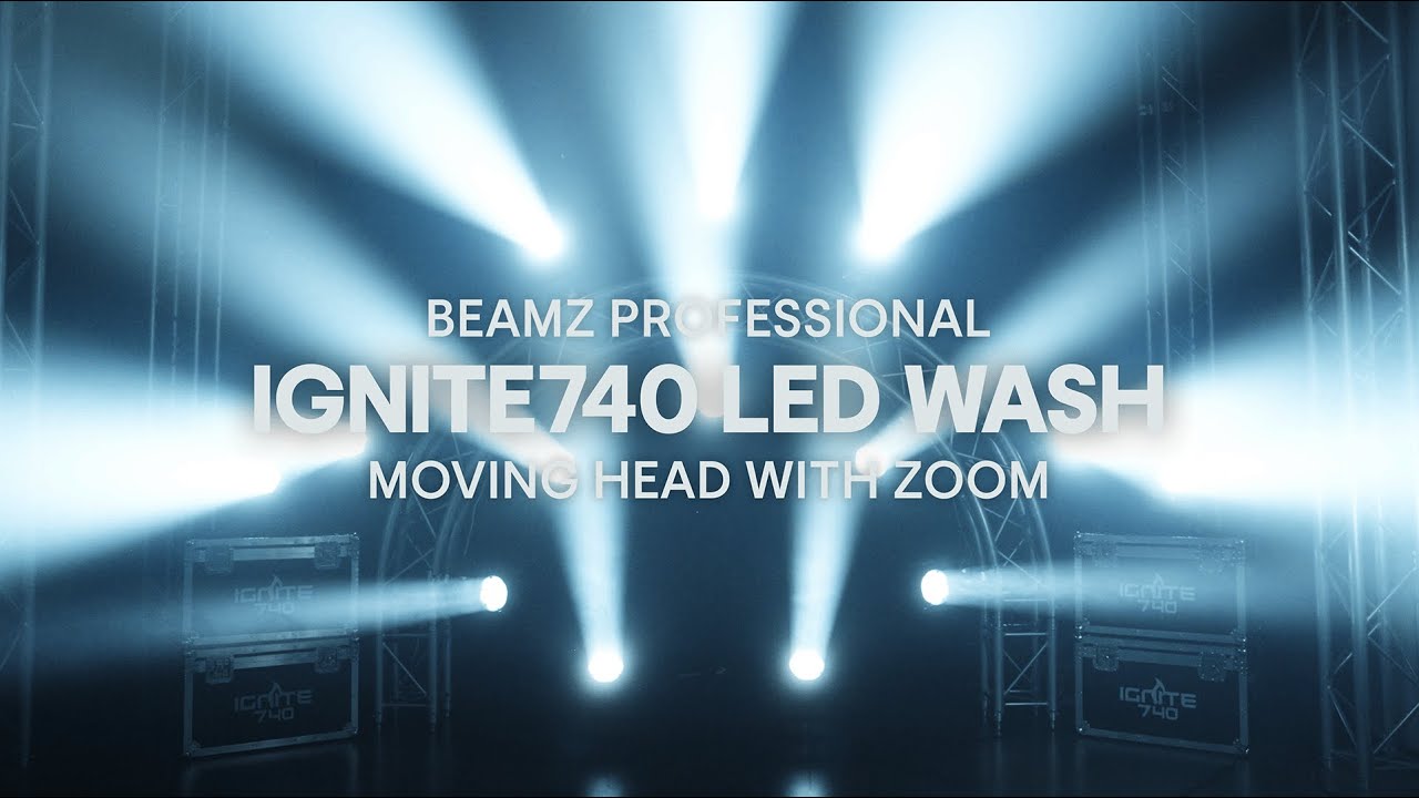 BeamZ Professional IGNITE740 LED Wash Moving Head with Zoom