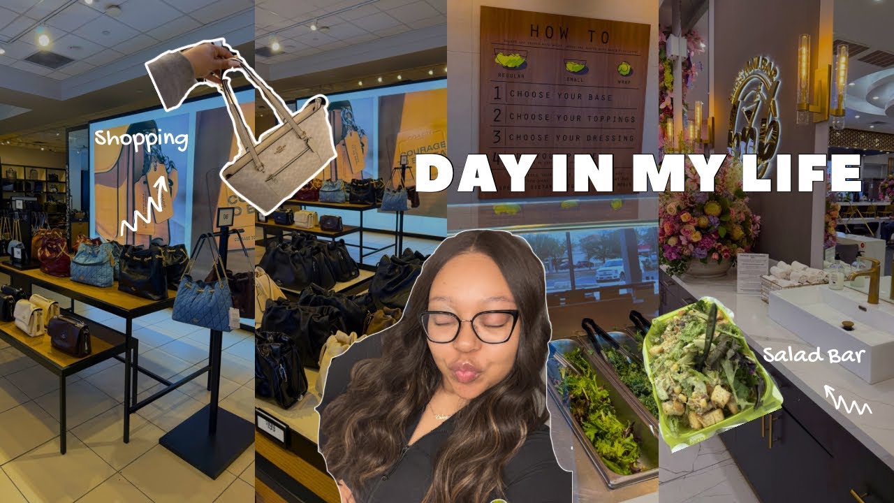 Spend A Day Off With Me ✨🛍️ | shopping | brow app. | errands | gym 🤸🏽‍♀️ 