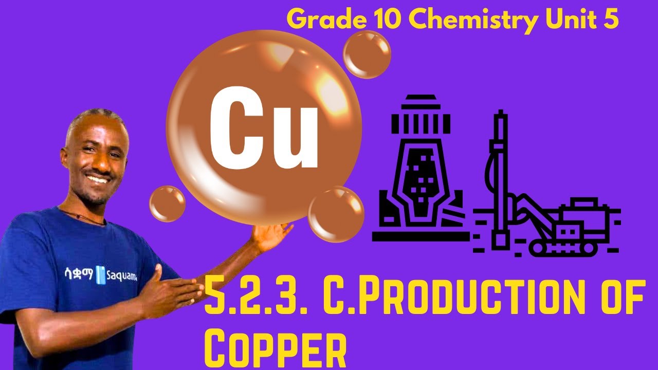 Grade 10 Chemistry Unit 5:5.2.3 Production of Copper  | Saquama