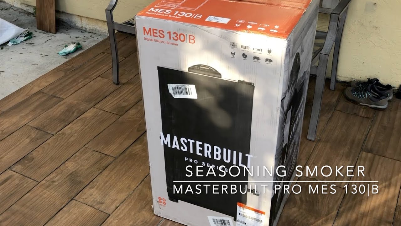 Masterbuilt MES 130B Unboxing & How to Pre-Season Electric Smoker