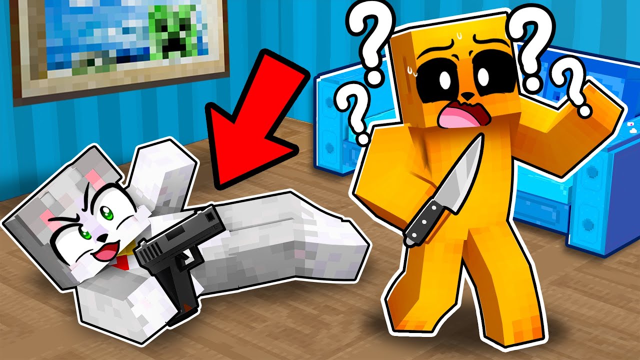 Fingí Mi MUERTE en Murder Mistery 😂 Minecraft con Los Compas