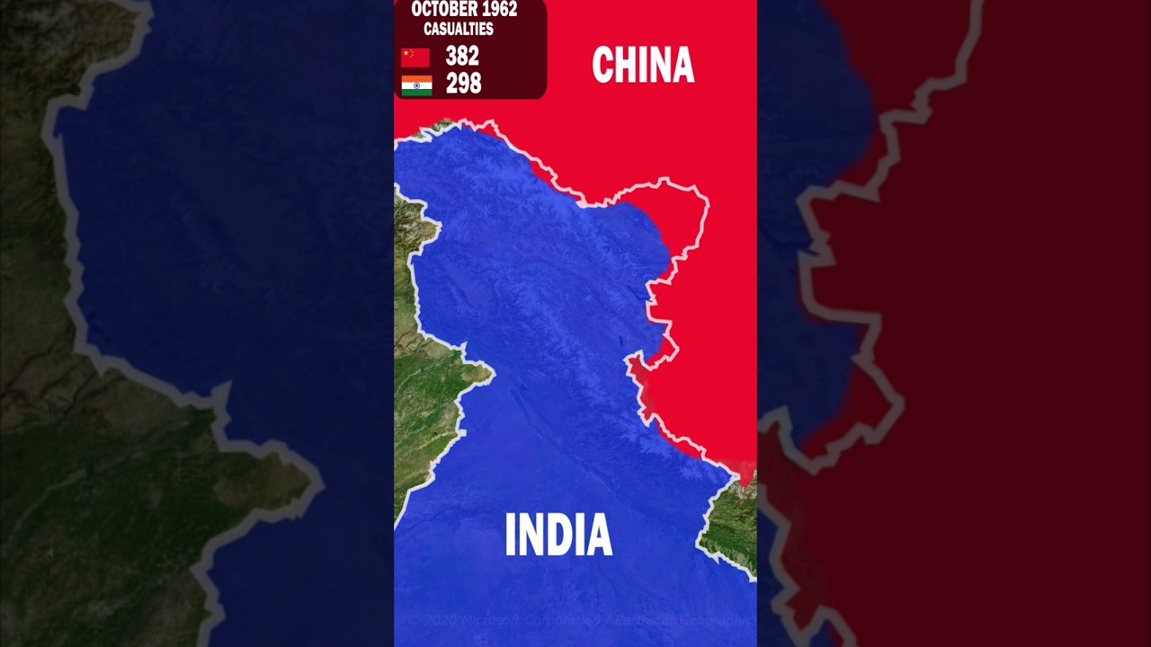1962 Indo-China war Northen front #india #china #geopolitics #brics