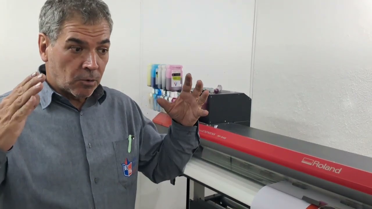 Impressoras Roland - São de fato guerreiras.