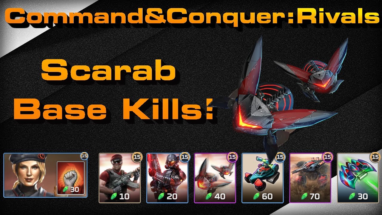 C&C Rivals: Scarab Base Kill!