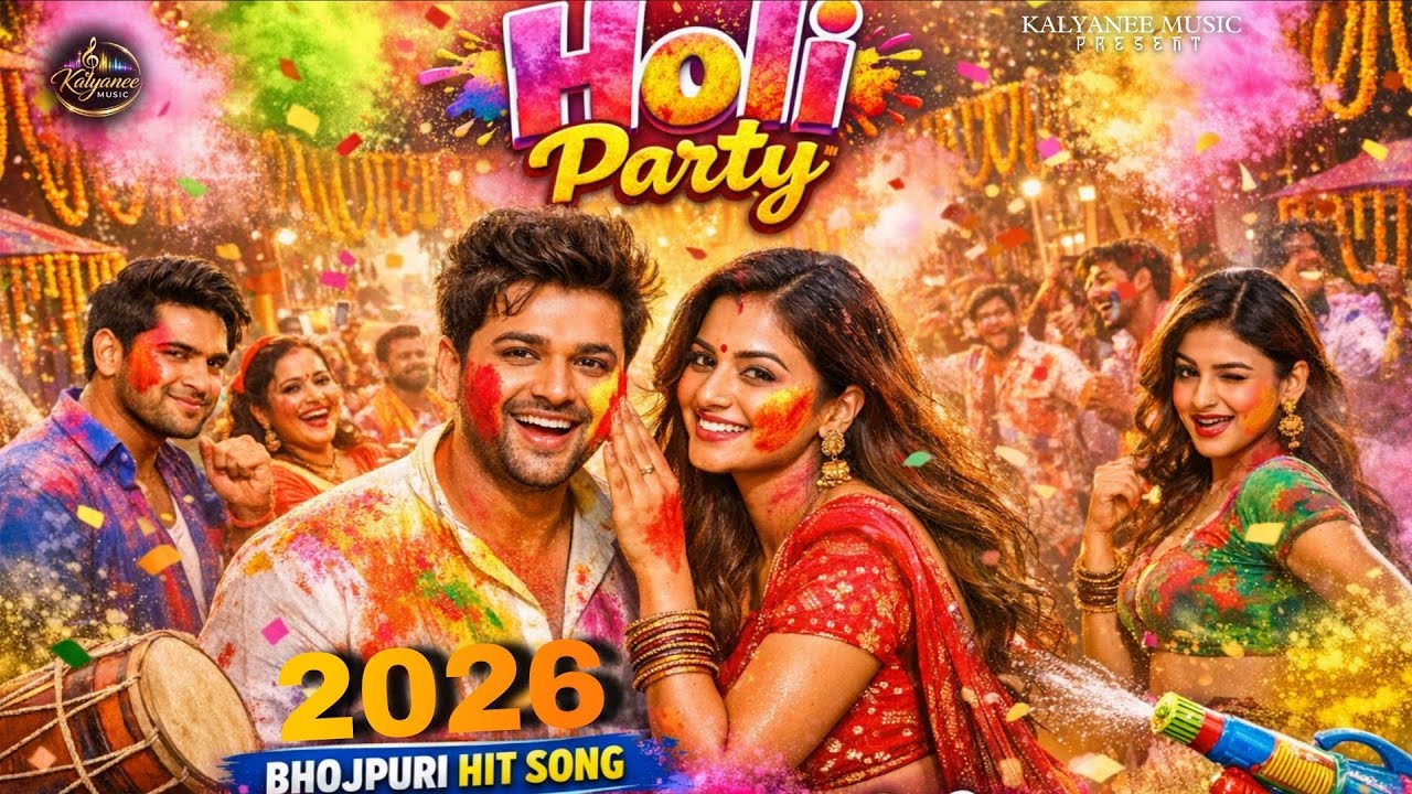 Holi Party Mein Dhoom Machave | New Bhojpuri Holi Song 2026 | Desi Thumka & Rang Barse Special