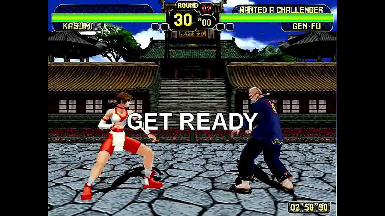 Dead or Alive (Arcade/M2) Playthrough as Kasumi