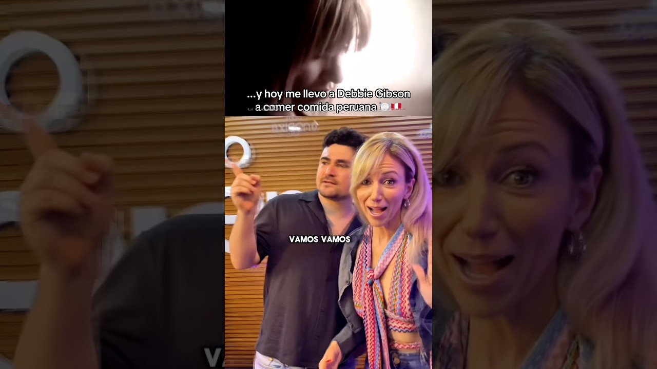 Me llevo a DEBBIE GIBSON a comer COMIDA PERUANA 🍽️🇵🇪