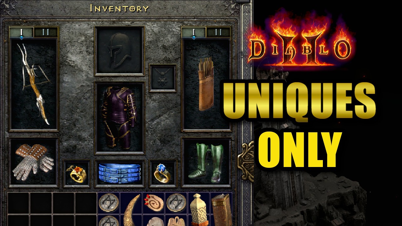 [LIVE]🔴 Do Unique Helms & Amulets Even Exist? - D2R Uniques Only Amazon