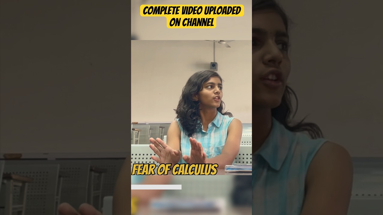 Fear of CALCULUS ? How to overcome |MHT CET Toppers Interview #coep #mhtcet2024 #shorts