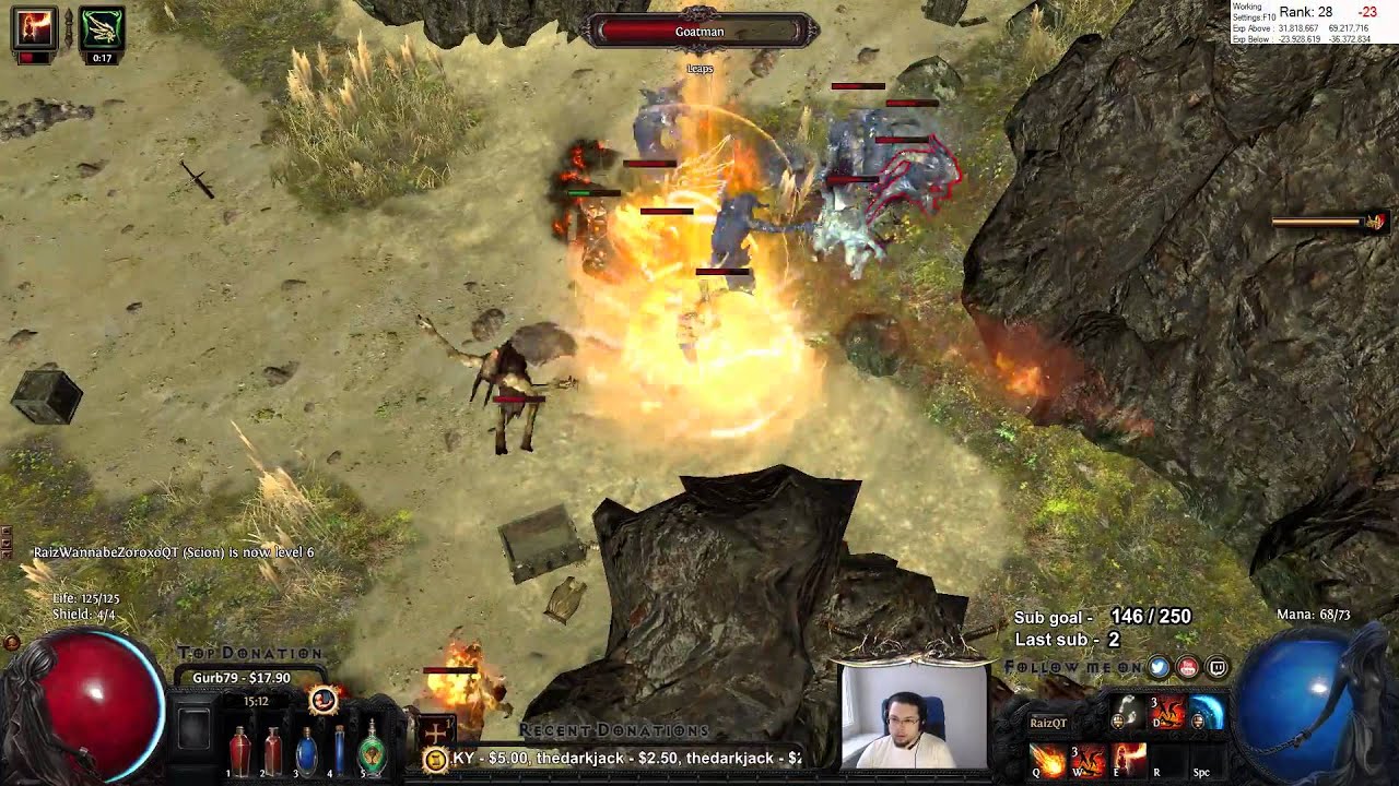 Scion soulthirst sig #1 record RACE!! Path of exile POE racing guide