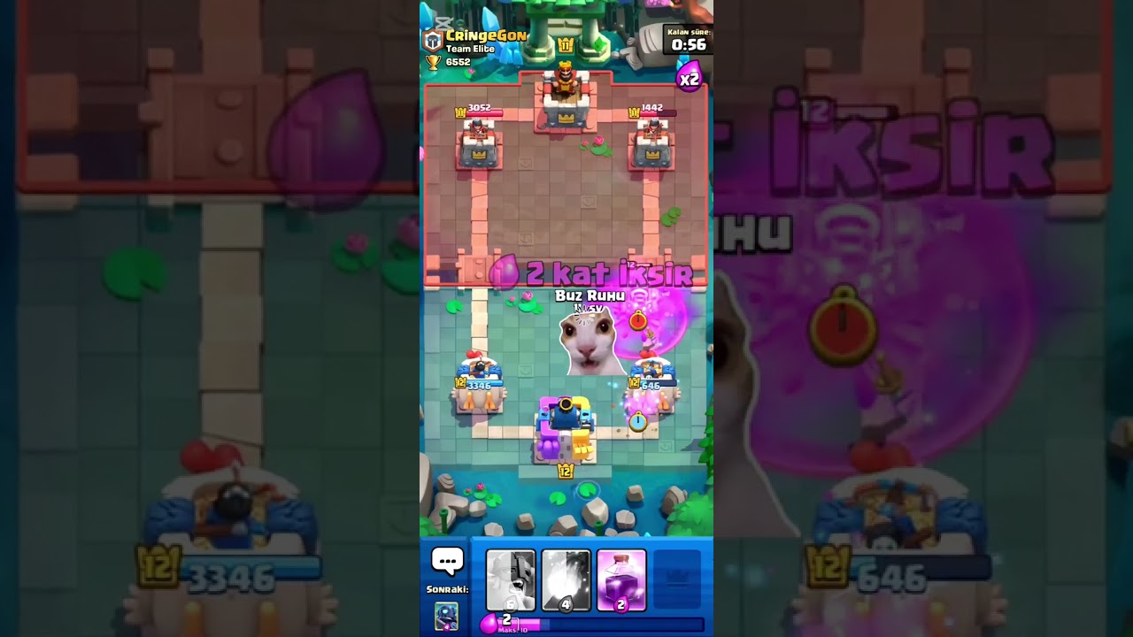cr oynuyom kıvılcım artı dev goblin karşı maç