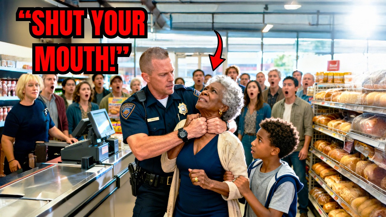 Cop Handcuffed Black Grandma in Store — What She Whispered Made Him Go Pale