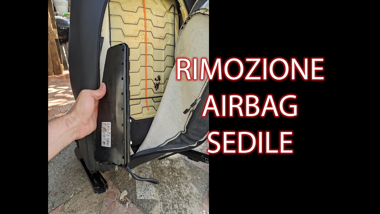 come rimuovere l'airbag dai sedili della Mini F54 F55 F56 F57 F60 2014-2023