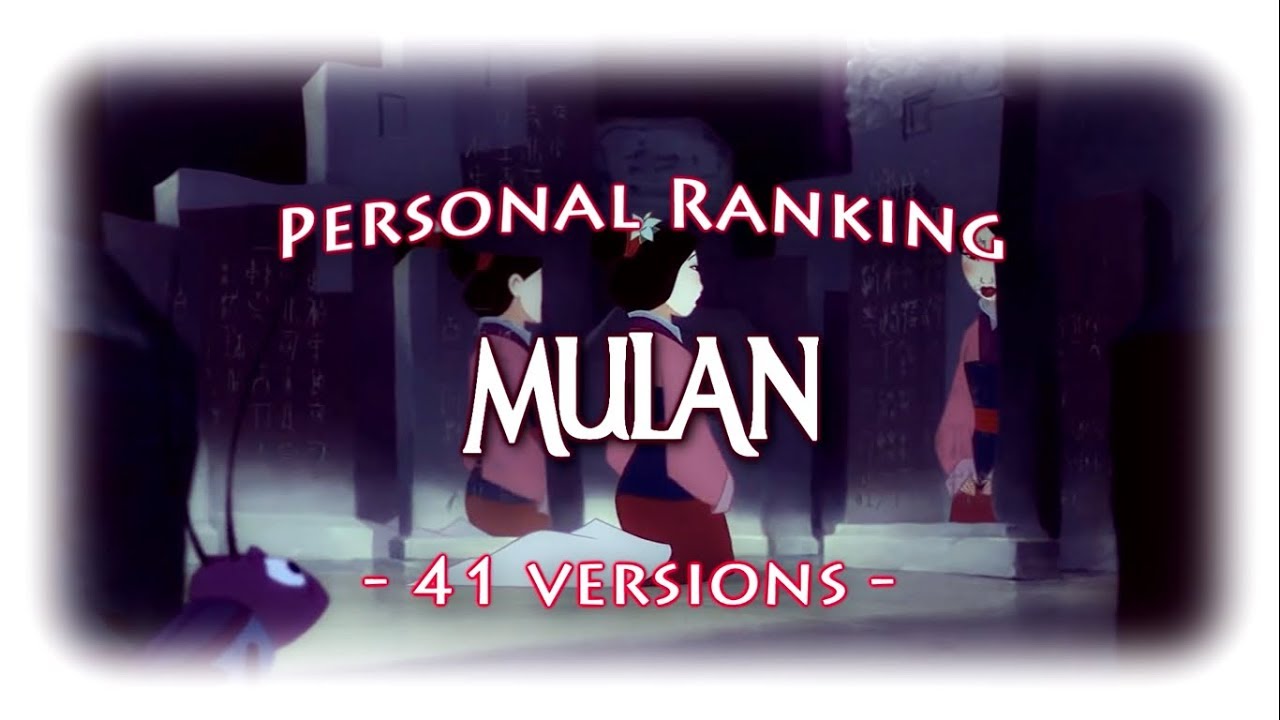 Personal Ranking: Mulan's voices