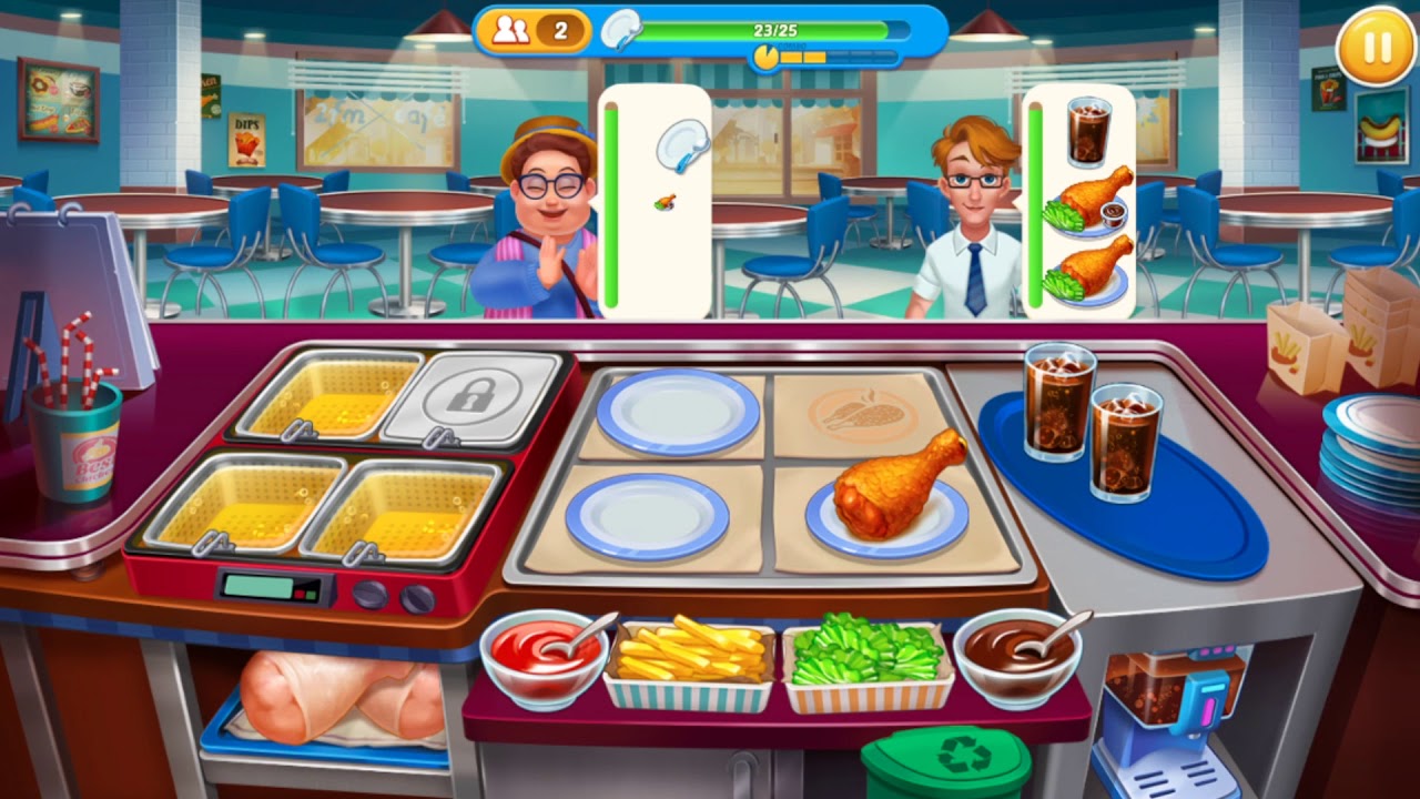 Crazy Chef game review/Free Android cooking game