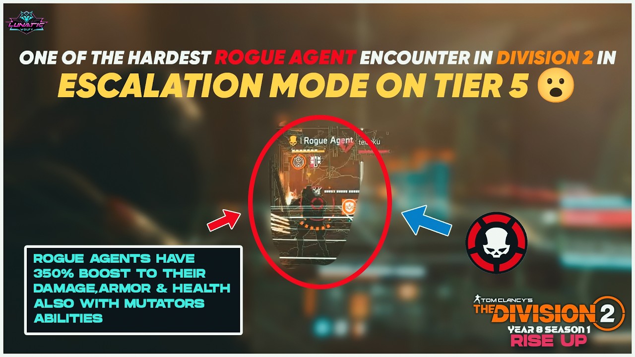 This is How Rogue Agents Looks in Escalation Mode at Tier 5+ 😮 | Division 2🐺 Imagine Tier 10+ 💀