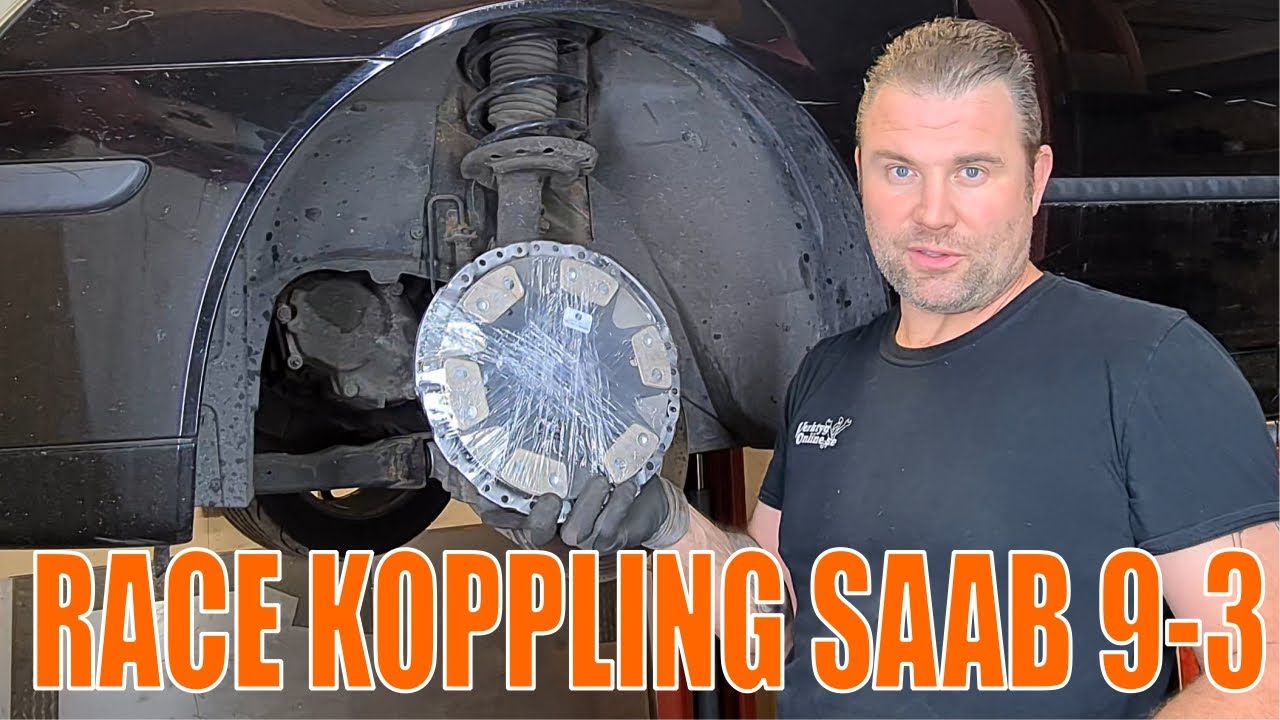 Saab 9-3 2.0T -- Monterar Race Koppling -- Byter Framhjulslager