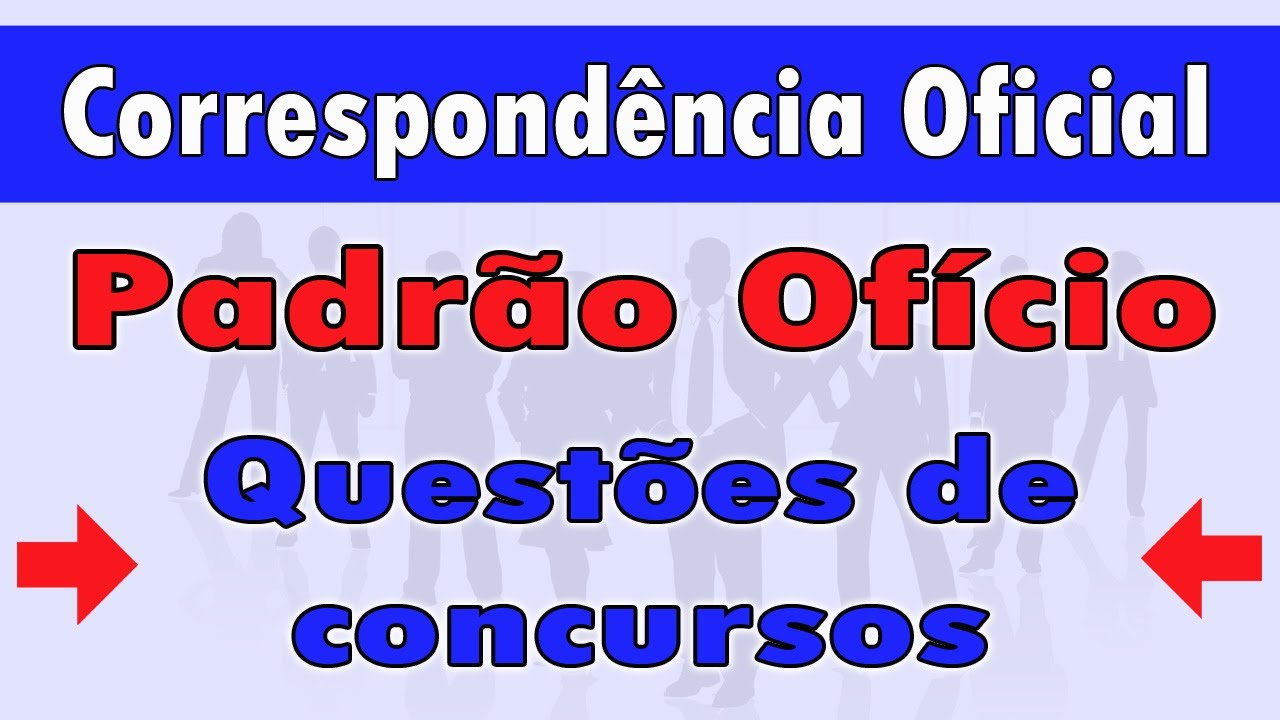 Correspondência Oficial Questões de concursos
