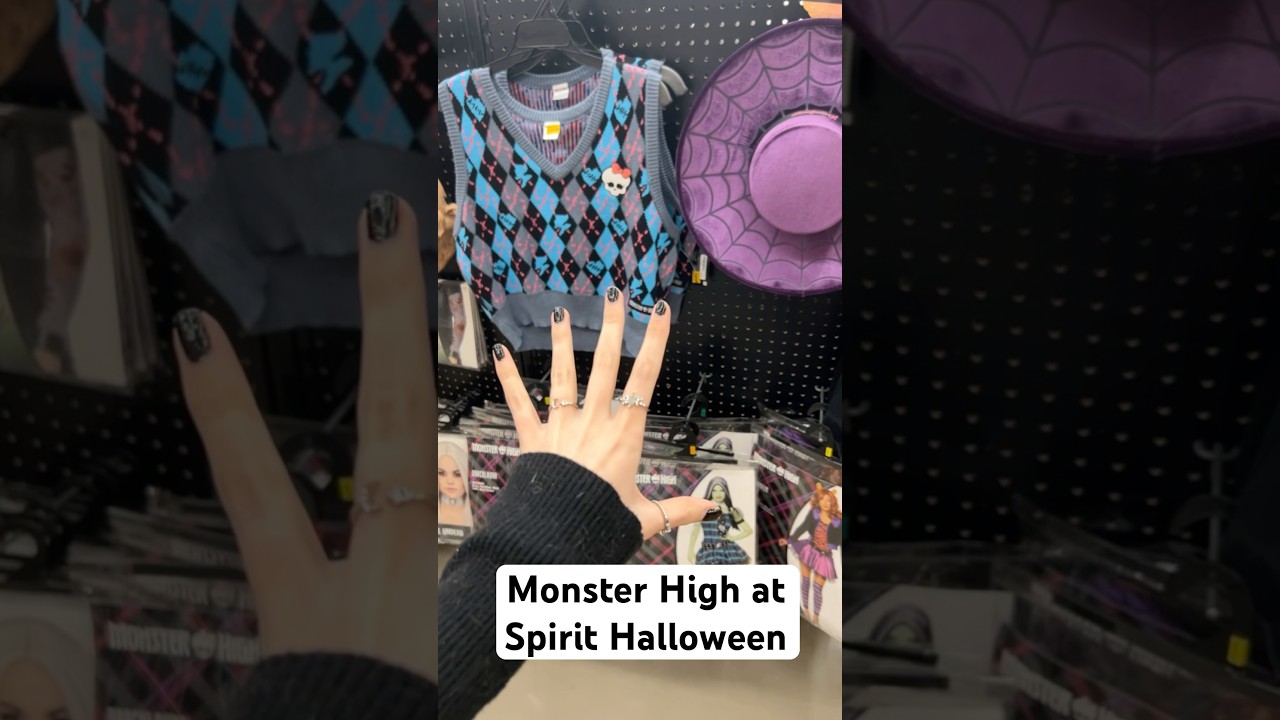 Новые товары Monster High на празднике Spirit Halloween 2024! #monsterhigh