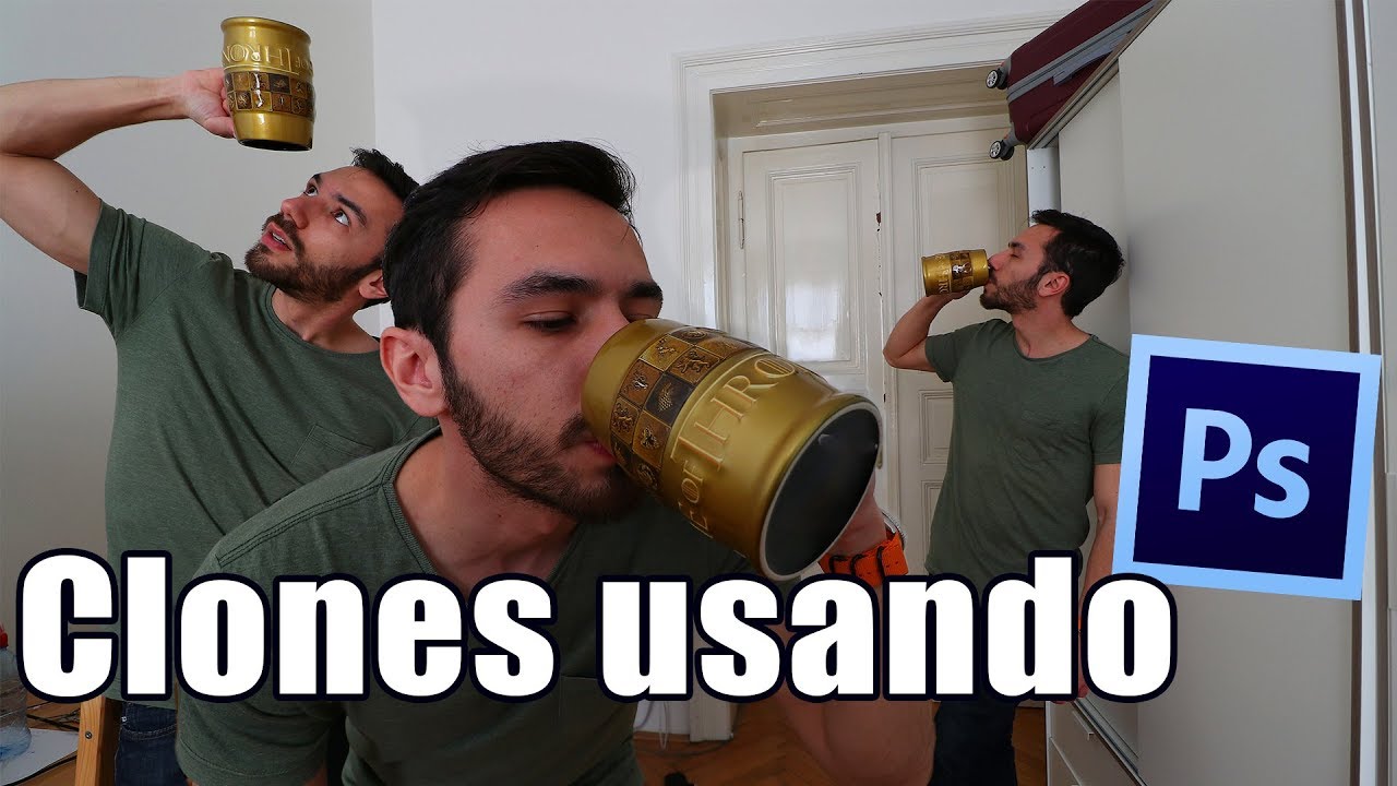 Como fazer EFEITO CLONE no Photoshop - Mais r&aacute;pido e f&aacute;cil.