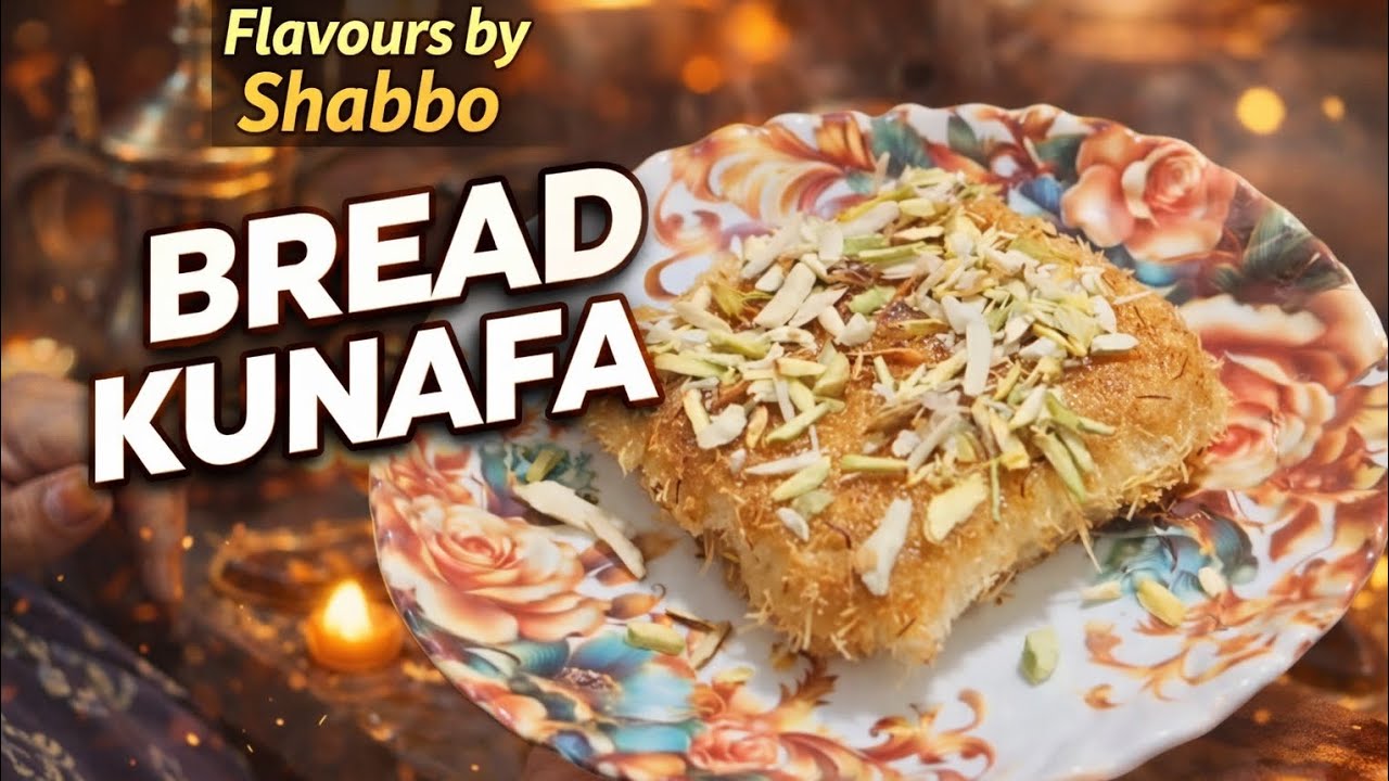 Bread kunafa 🍞 • sweet dish • ramadan special • by @shabanasayyed_01 