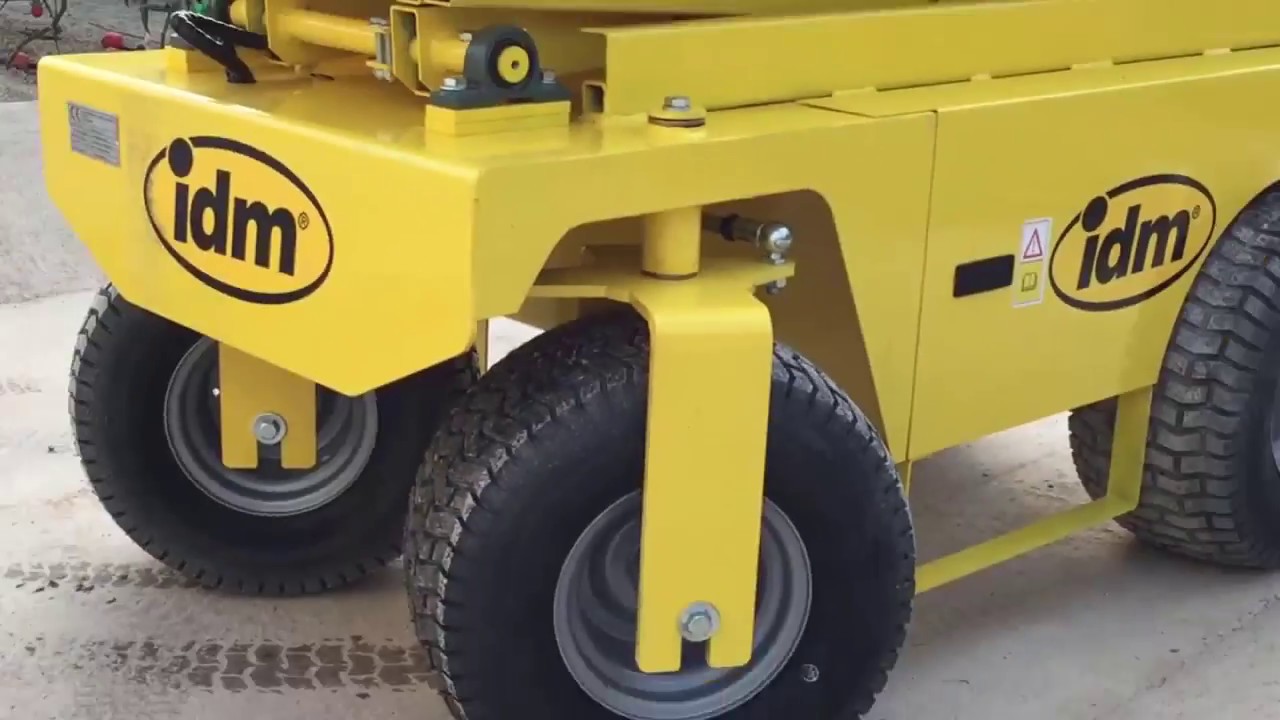 IDM Plataforma trolley hidráulico ATH-2700 invernadero greenhouse, carro andamio