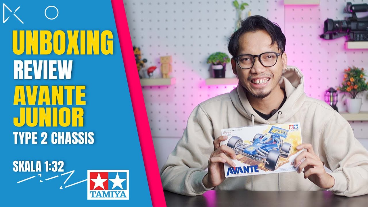 UNBOXING & RAKIT AVANTE Jr || 【ミニ四駆】ORIGINAL TAMIYA MINI 4WD